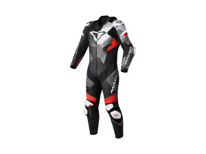 Ignite 1 PC einteiler Lederkombi, 54, schwarz-rot
