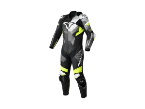 Ignite 1 PC einteiler Lederkombi, 52, schwarz-gelb