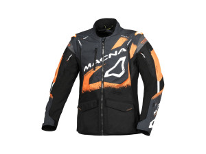Offroad Motorradjacke Macna Landmark Enduro Adventure Jacke, M, black/blue/orange
