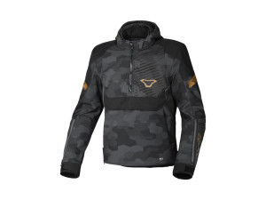 Motorradjacke Macna Traffiq Anorak, M, black camouflage