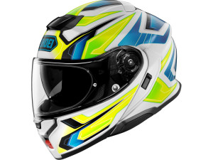 Klapphelm Shoei Neotec 3 Anthem White Yellow Blue TC-3, M