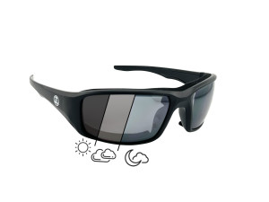 New York 24 selbsttönende Motorradbrille Sonnenbrille, selbsstönend