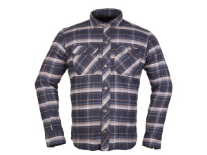 Motorradhemd Modeka Nooner, 4XL, blau/beige