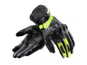 Viper Gloves Motorradhandschuhe, M, schwarz grau gelb fluo