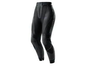 Diva Lady Pants sportliche Damen Motorradhose Lederhose schwarz, 44