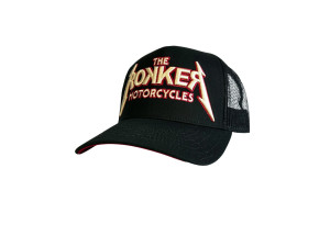 Rokkallica Trucker Snapback Cap Schirmmütze, black/red