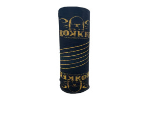 Halstuch Rokker Tube Logo Striped Black