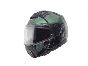 Klapphelm Schuberth C5 Globe Green grün schwarz, 59 (L)