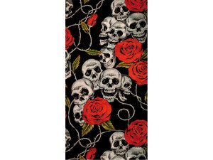 Halstuch Modeka Multifunktionstuch 110630 Skulls and Roses