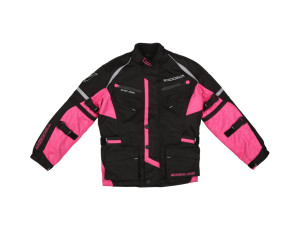 Kinder Motorradjacke Modeka Tourex II Kids schwarz pink, 152
