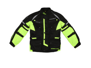Kinder Motorradjacke Modeka Tourex II Kids schwarz gelb, 128
