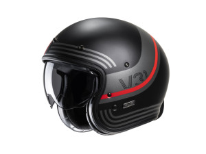V31 Byron Open Face Helm Jethelm Motorradhelm, S, mc1sf