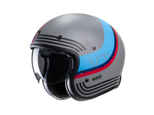 V31 Byron Open Face Helm Jethelm Motorradhelm, XL, mc21sf