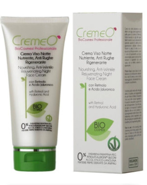 CREMEO' Crema Viso Notte Nutriente,Anti Rughe Rigenerante  75 Ml