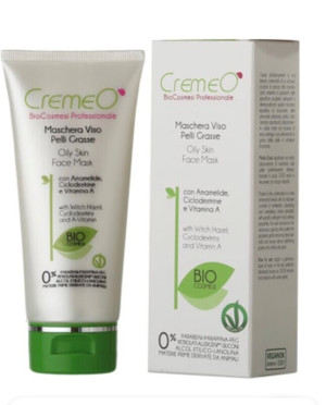 CREMEO' Maschera Viso Pelli Grasse  75  Ml