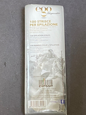 EGO Strisce Per Epilazione 100 Pz