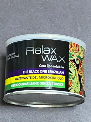 RELAX WAX Cera The Black One  400 Ml X 10 Pz