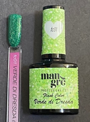MANGRE' Smalto Semipermanente  Verde Di Dresda Fc01 8ml