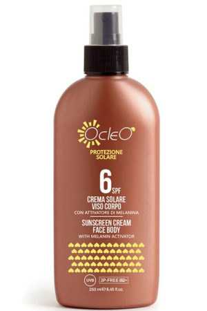 OCLEO' Crema Solare Viso Corpo Spf6 Spray  250 Ml