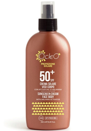 OCLEO' Crema Solare Spray  Viso Corpo 50+  250 Ml