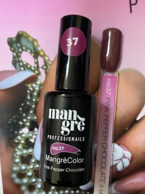 MANGRE' Smalto Semipermanente   Pink Pepper Chocolate Mc 37 8 Ml