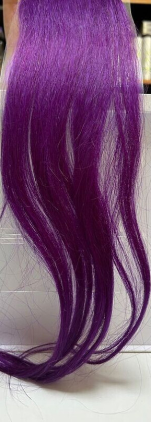 EUROSOCAP Invisible 3 Clip  50/55 Cm Violet Capelli Veri
