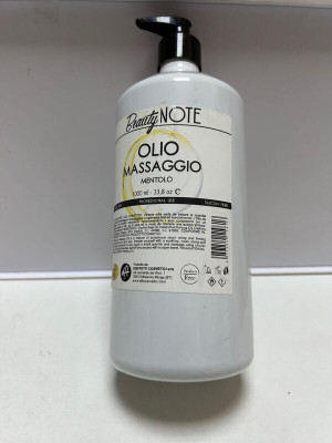 BEAUTY NOTE Olio Da Massaggio Al Mentolo Lt  Con Dosatore