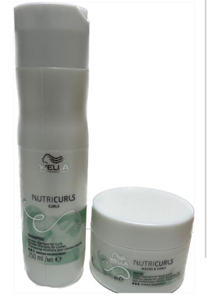 WELLA Shampoo  Nutricurls 250 Ml Piu' Maschera   150 Ml Nutricurls