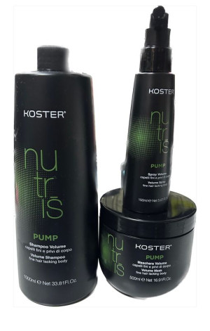 KOSTER Kit Volume  Con Shampoo Lt Maschera 500 Ml E Spray Volume 150 Ml