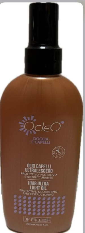 OCLEO' Olio Capelli Ultraleggero 250 Ml Ocleo