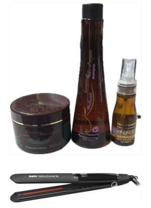 OCLEO' Shampoo 250 Ml Kidness Retro' Maschera 250 Ml E Olio 60 Ml Con Piastra Move Tentazione Xs In Omaggio Protezione Solare Labbra