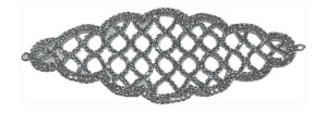 LABOR Fermaglio Per Capelli Con Strass E Punti Luce Ideale Per Raccolti
