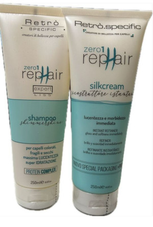 BIOFORT Shampoo Retro' 250 Ml Zero1 Repair Piu' Silk Cream Retro' 250 Ml