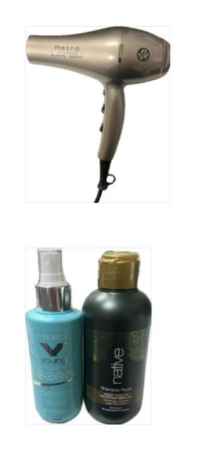 retro' Phon Brushless  Rup R76 2400 Watt Con Motore Digitale In Omaggio Shampoo Native 250 Ml E Y-Force Young 150 Ml
