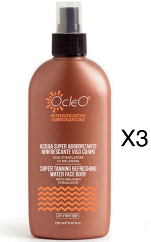 OCLEO' Acqua Super Abbronzante Spray 250 Ml  X 3pz