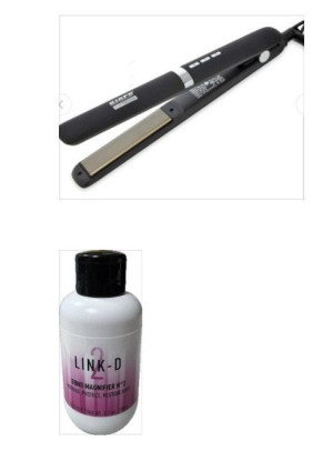 ELGON Piastra Kiepe Home Precision (Colori A Scelta Nero Celeste Rosa) + Bond Magnifier Link-D  N2 100 Ml