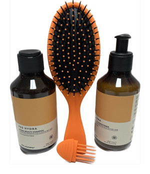 ELGON Kit Yes Hydra Shampoo 250 Ml E Conditioner Con Dosatore 250 Ml In Omaggio Spazzola Rainbow Adatta A Tutti I Tipi Di Capello