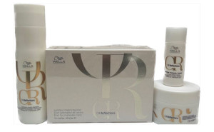 WELLA Kit   Oil Reflections Con Shampoo 250 Ml,Maschera 150 Ml E Fiali Elisir Di Luminosita' 10x 6ml