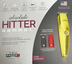 GAMMAPIU' Trimmer Absolute Hitter  Con Cover Extra Nero/rosso/oro