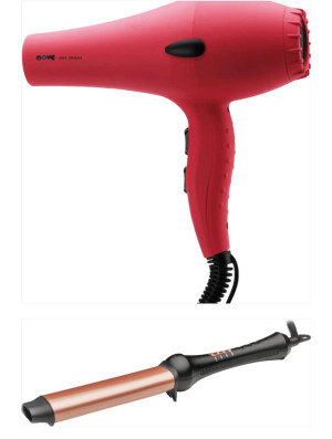 MOVE Phon  Air 9000 2200 Watt Pink Piu' Ferro Retro' Curl Wave Styler Ii 20x30mm