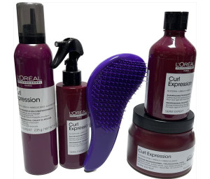 l'oreal Kit  Curl Expression Omaggio Spazzola Kolortangle