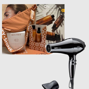 MOVE Kit Mare Con Phon  Air 9000 Black 2100 Watt + Kit Mare Selectice Shampoo 275 Ml Mask 175 Spray Corpo Capelli 100 Ml In Omaggio Borsello Mare