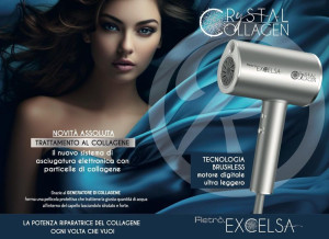 RETRO' Phon  Excelsa Crystal Collagen 1800 Watt  In Omaggio Shampoo Lt Invidia E Maschera Kg After Color