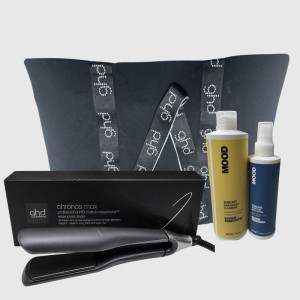 GHD Piastra  Chronos Max Nera Piu' Kit Mare Mood Shampoo E Doposole In Omaggio Borsa