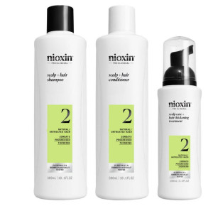 WELLA Nioxin Kit System 2 3x 300 Ml Per Capelli Naturali Con Assottigliamento Avanzato