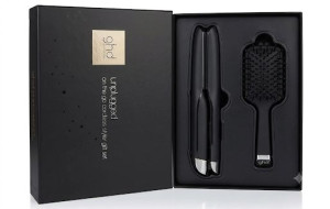 GHD Piastra  Unplugged Senza Fili Nera Gift Set Con Pochette  E Spazzola