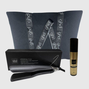 GHD Kit  Con Piastra  Chronos Max + Termoprotettore  + Borsa In Tela