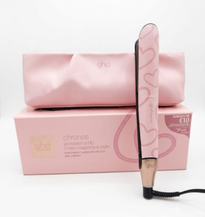GHD Piastra  Chronos Dusted  Pink Con Pochette Termoresistente