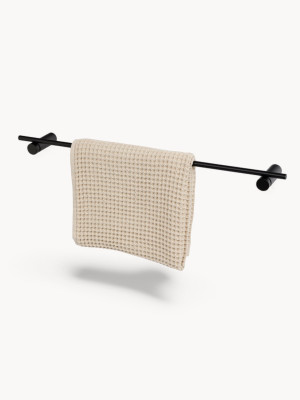 Wieszak na ręczniki TOMZO - Czarny Rozmiar 60 cm