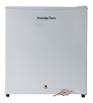 PremierTech® PremierTech Mini Frigo Bar con Serratura, 45 Litri, Libera Installazione, Classe E, Bianco, PT-F47K